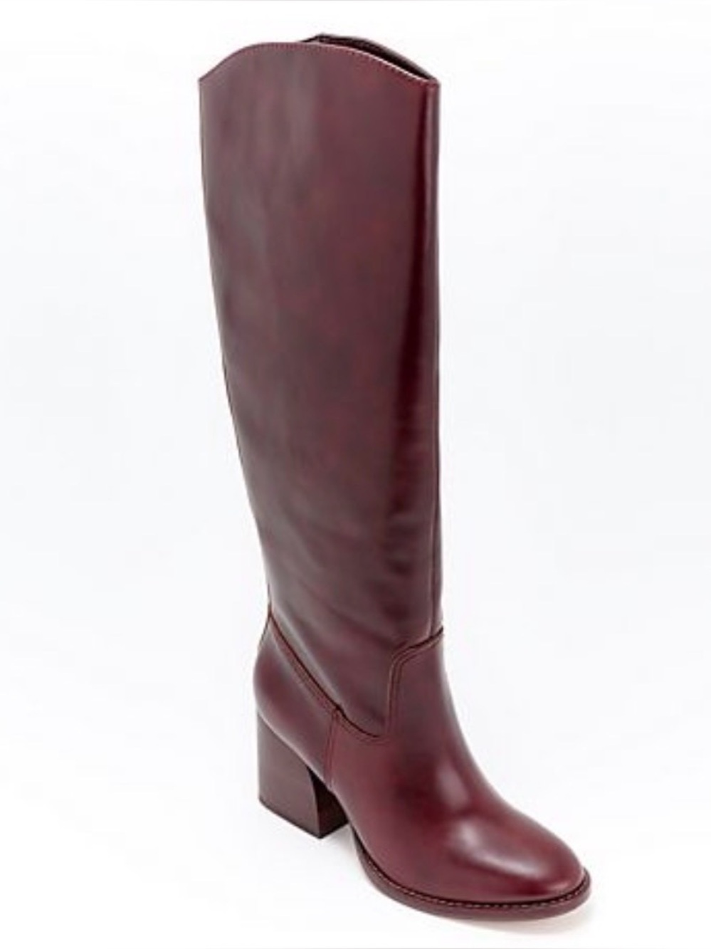 Vince Camuto Leila2 Wide Calf Block Hell Tall Boots Size EU 43.5 US 12